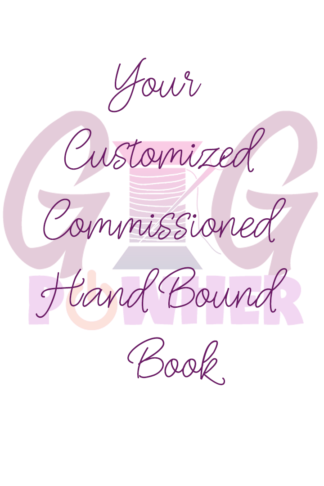 Customized Commissioned HandBound Book