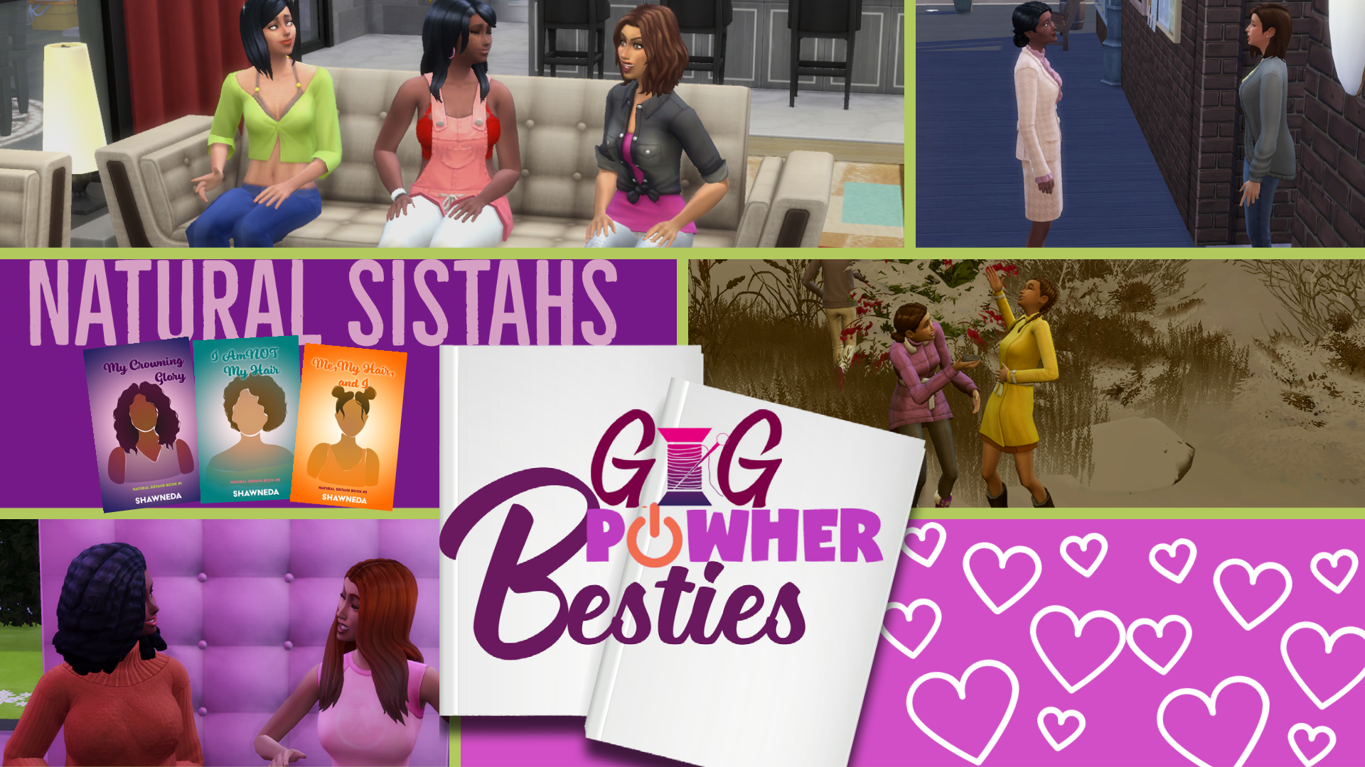 Transition Screen for Natural Sistahs PowHer Besties series